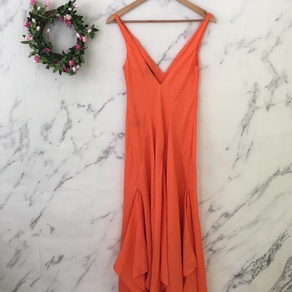 🔥SOLD🔥Ralph Lauren Purple Label Linen Midi Dress - Picture 6 of 8